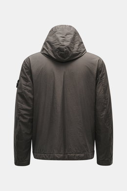 Stone Island Jacke 'No Seasons Garment Dyed Crinkle Reps NY' graugrün