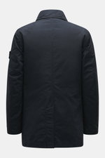 Stone Island Jacke 'David-TC Ghost Piece' navy, Rückansicht, leichte Wattierung, Anti-Drop-Finish, variabler Umlegekragen, Slim Fit, tonales Badge