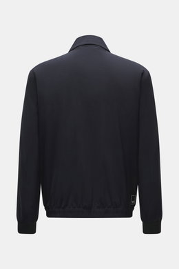 Emporio Armani Blouson navy Rückansicht, Mix aus Viskose und Microfaser, weicher Griff, leichte Wattierung, Regular Fit, Umlegekragen, elastische Ärmel- und Saumabschlüsse.