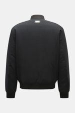 Emporio Armani Daunen-Wendeblouson navy, Rückansicht, hochwertige Microfaser, weicher Griff, leichte Daunenfüllung, wendbar, Regular Fit, robuster Zwei-Wege-Reißverschluss, klassischer Blousonkragen, paspelierte Fronttaschen, elastische Saum- und Ärmelbün