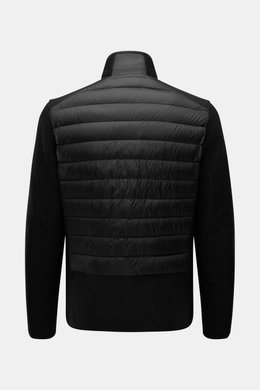 Parajumpers Daunenjacke 'Jayden' schwarz, Rückansicht, hochwertige Microfaser, elastisches Wabengewebe, Slim Fit, leichte Daunenfüllung, atmungsaktiv, wind- und wasserabweisend.