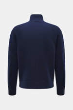 Parajumpers Strickjacke 'Levico' navy, Rückansicht, Strick aus Wolle und Microfaser, schwere Qualität, weicher Griff, mittelfeines Strickbild, Regular Fit.