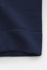 Parajumpers Strickjacke "Levico" navy, Detailaufnahme Saum und Ärmel aus Strick aus Wolle und Microfaser, schwere Qualität, weicher Griff, Regular Fit.