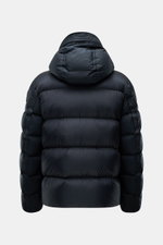 Parajumpers Daunenjacke 'Notigi' navy, Rückansicht, ultraleichtes Nylon-Ripstop, Microfaser, wind- und wasserabweisend, Kapuze mit Schirm, Regular Fit, wärmend