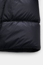 Parajumpers Daunenjacke 'Notigi' navy, Detailaufnahme von unten, ultraleichtes Nylon-Ripstop mit Daunenfüllung, wind- und wasserabweisend.