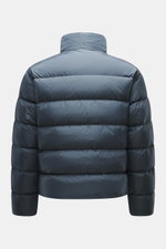 Rückansicht der Parajumpers Daunenjacke 'Duleek' navy aus strapazierfähiger Microfaser, Regular Fit, wind- und wasserabweisend, mit Stehkragen.