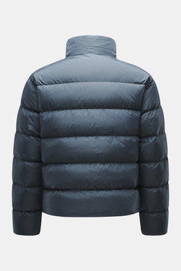 Rückansicht der Parajumpers Daunenjacke 'Duleek' navy aus strapazierfähiger Microfaser, Regular Fit, wind- und wasserabweisend, mit Stehkragen.