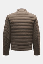Back view of Belstaff Down jacket 'Chassis' dark brown in slim fit, lightweight down filling, high-quality microfiber, and water-repellent finish.

Description: <p>Essential outdoor must-have in casual BELSTAFF style: The lightweight down jacket 'Chassis'