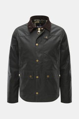 Barbour Wachsjacke 'Reelin Wax' dunkelgrün