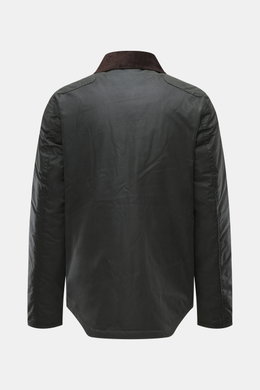 Barbour Wachsjacke 'Reelin Wax' dunkelgrün