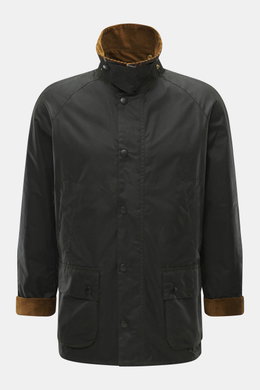 Barbour Wachsjacke 'Ashby' dark olive