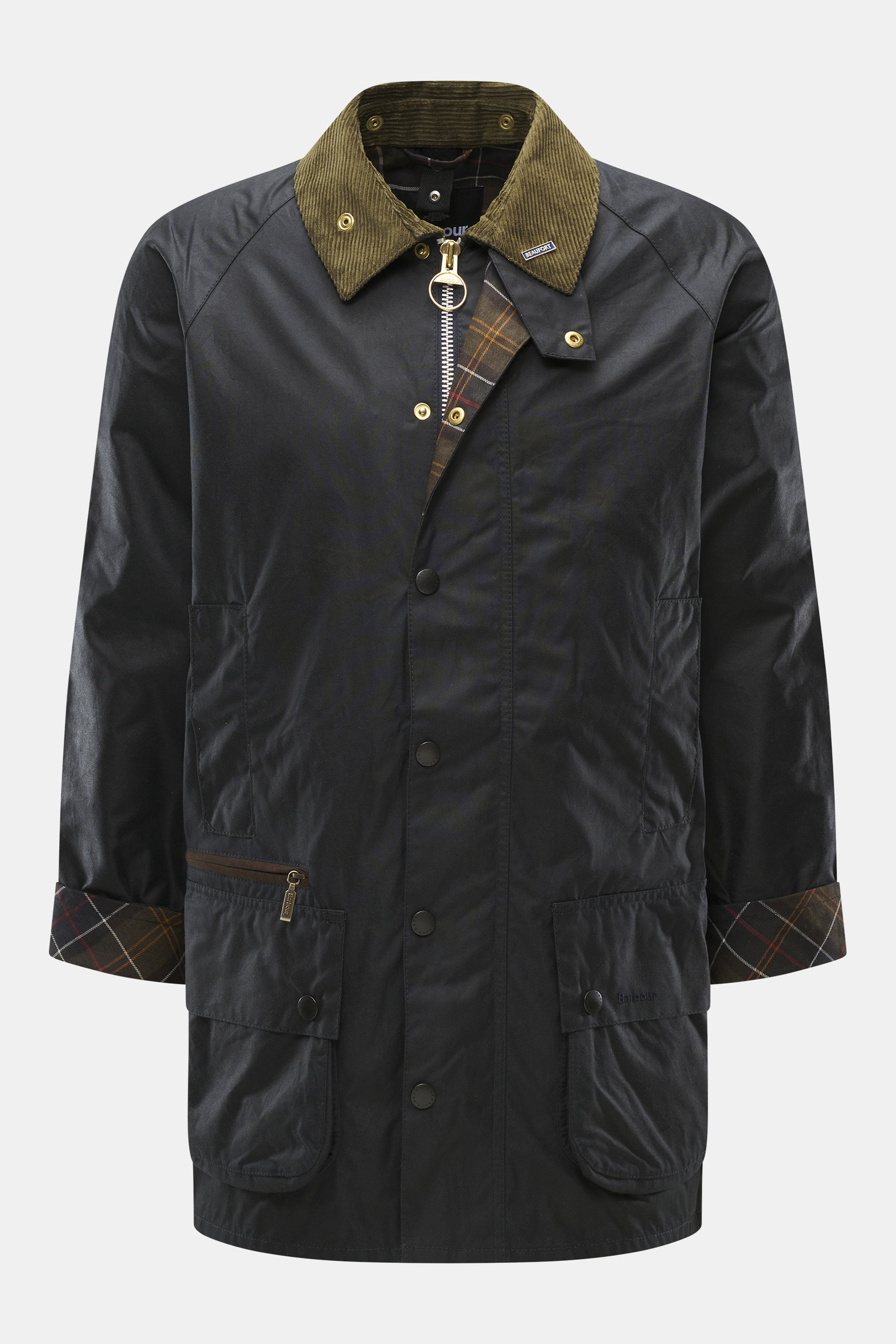 Barbour Wachsjacke 'Beaufort Icons' dark navy