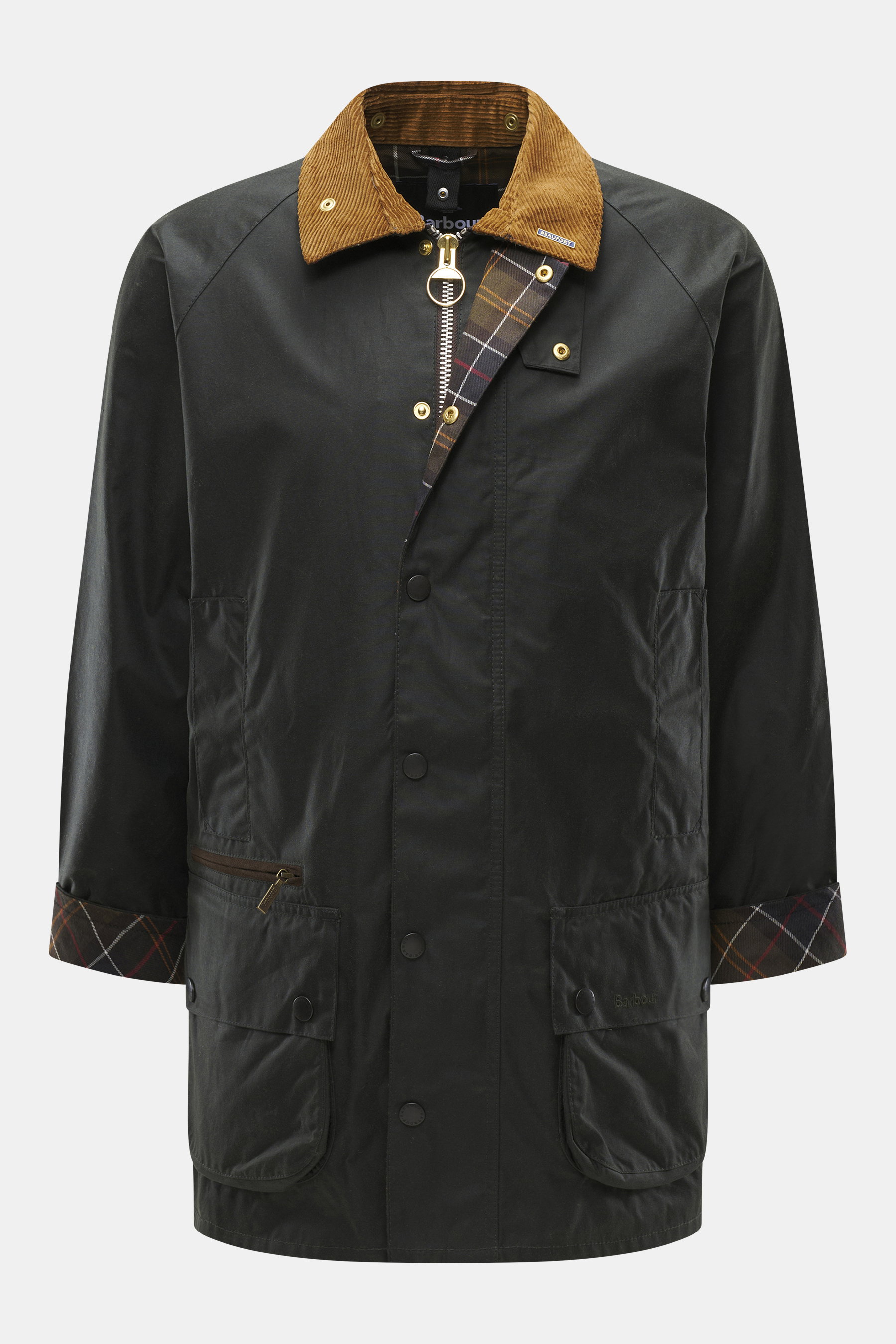 Wachsjacke 'Beaufort Icons' dunkelgrün