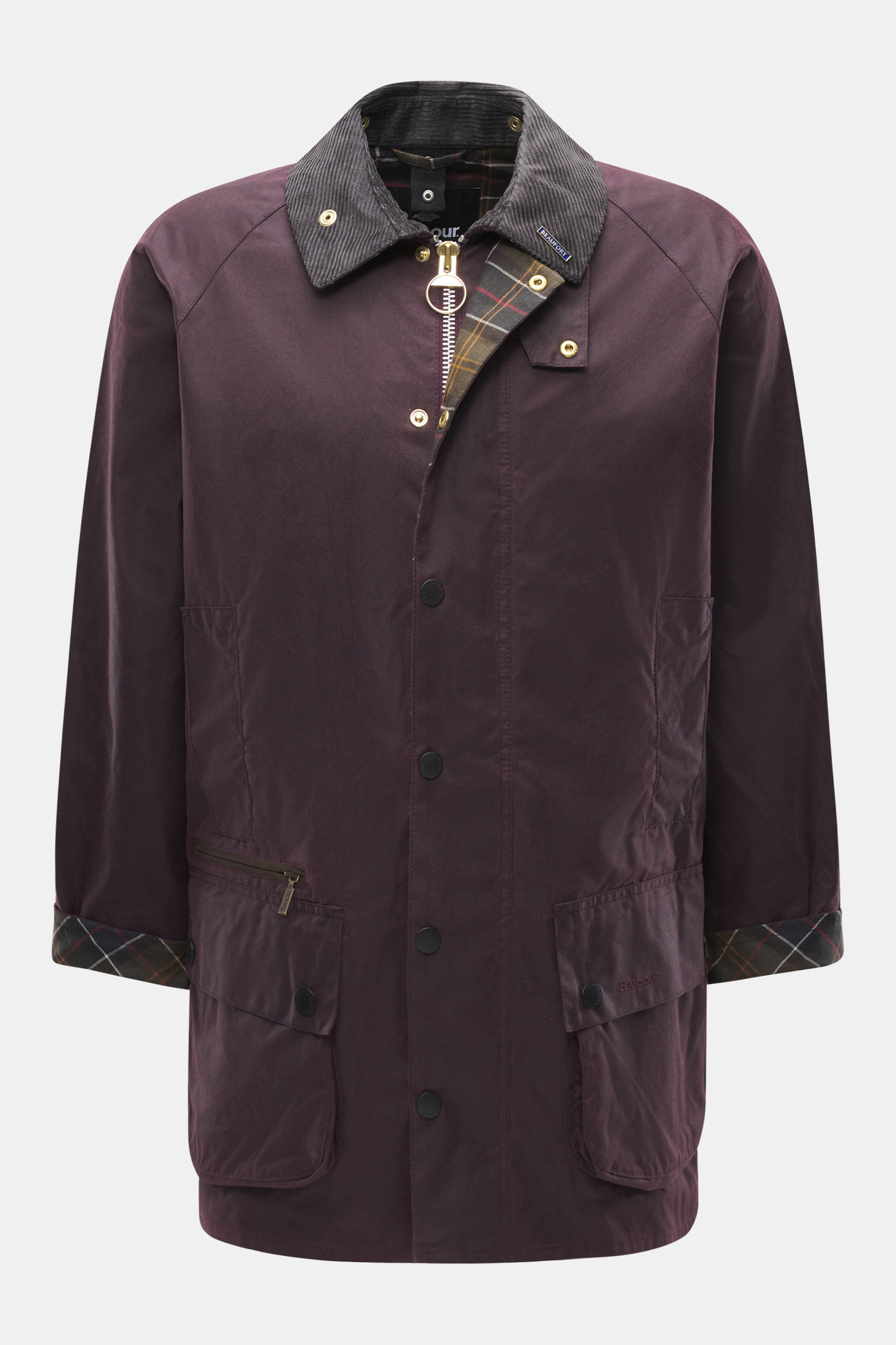 Barbour Wachsjacke 'Beaufort Icons' violett