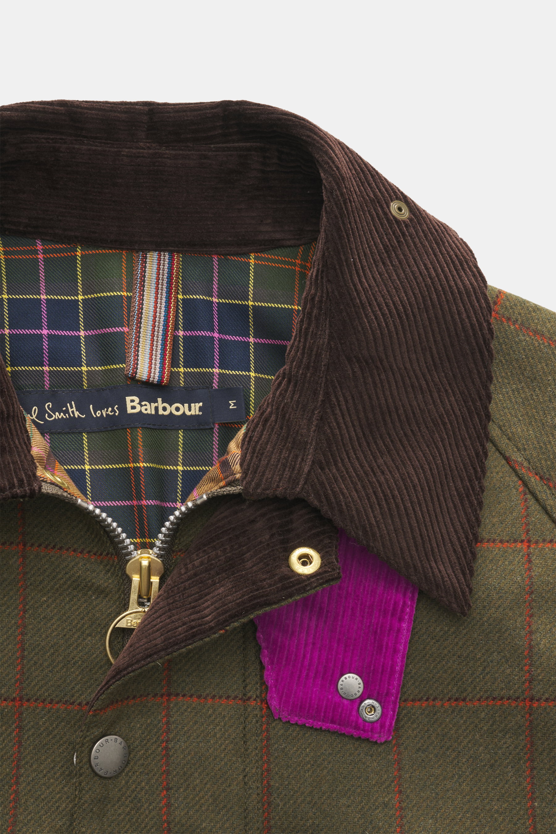 BARBOUR 폴 스미스 러브스 보포트 울 자켓
