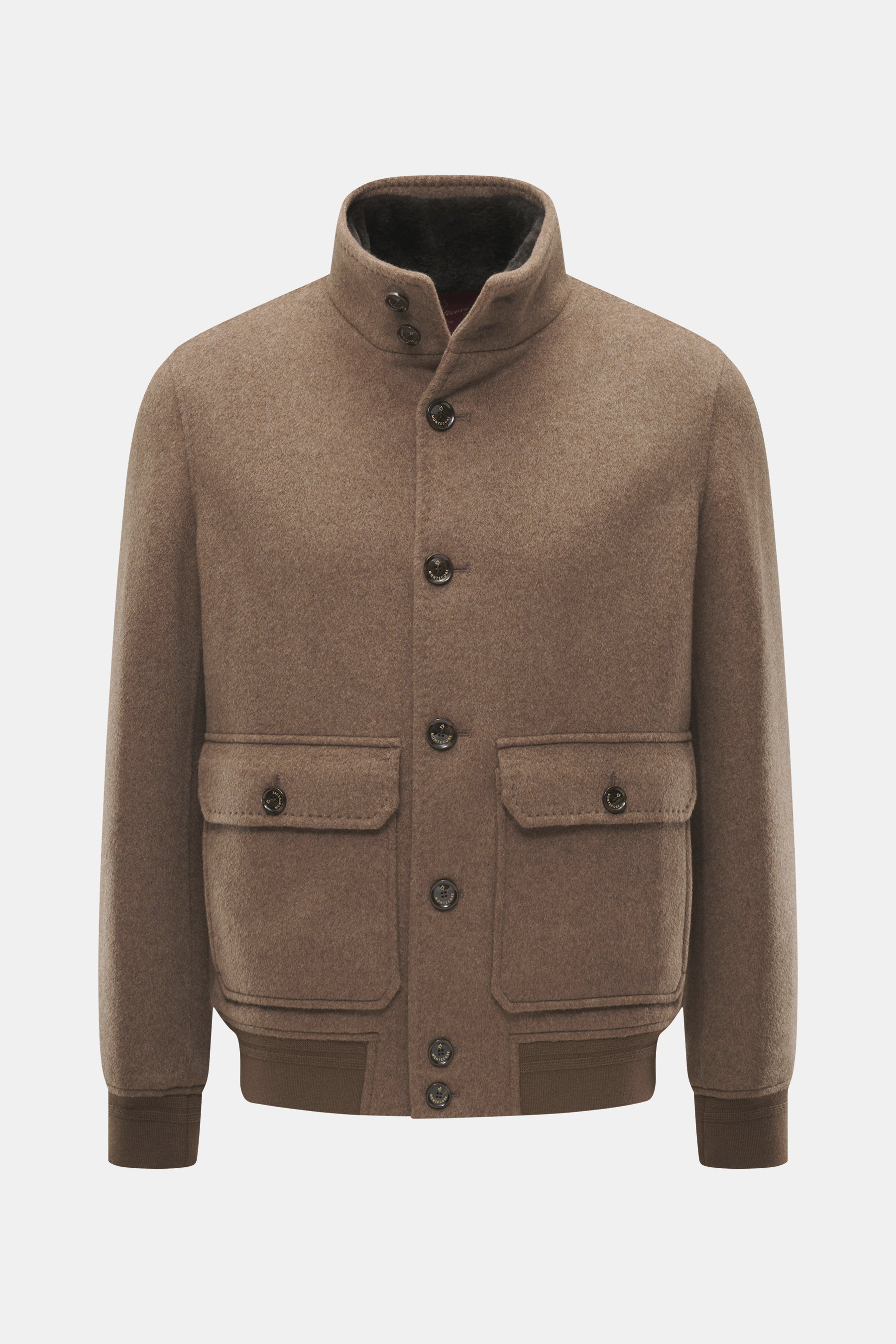 Montecore Cashmere Jacke braun meliert