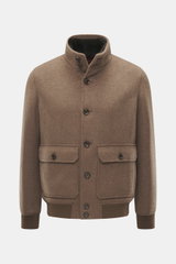 Montecore Cashmere Jacke braun meliert