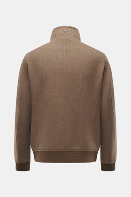 Montecore Cashmere Jacke braun meliert
