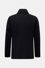 Rückansicht der Sealup Cabanjacke 'Amalfi Peacoat' dark navy aus weichem Wolle-Cashmere-Mix mit leichter Wattierung, Slim Fit und breitem Reverskragen.