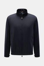Vorderansicht Colombo Blouson 'Roadster' navy mit hochschließendem Stehkragen, wind- und wasserabweisend aus ultraleichter Microfaser.