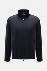 Vorderansicht Colombo Blouson 'Roadster' navy mit hochschließendem Stehkragen, wind- und wasserabweisend aus ultraleichter Microfaser.