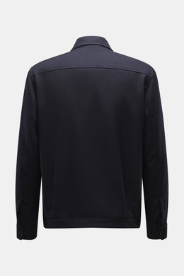 Briglia 1949 Jacke 'Bill' navy, Rückansicht, reine Schurwolle, Slim Fit, Umlegekragen, Zwei-Wege-Reißverschluss, Manschetten, schräge Taschen, Innentasche, Futter.