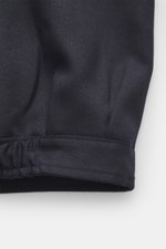 Close-up view of the cuff and fabric texture of the Briglia 1949 Jacket 'Bill' navy, made from pure virgin wool with a slightly textured feel, slim fit, turn-down collar, two-way zipper, cuffed sleeve ends, slanted welt pockets, smooth lining fabric, and 