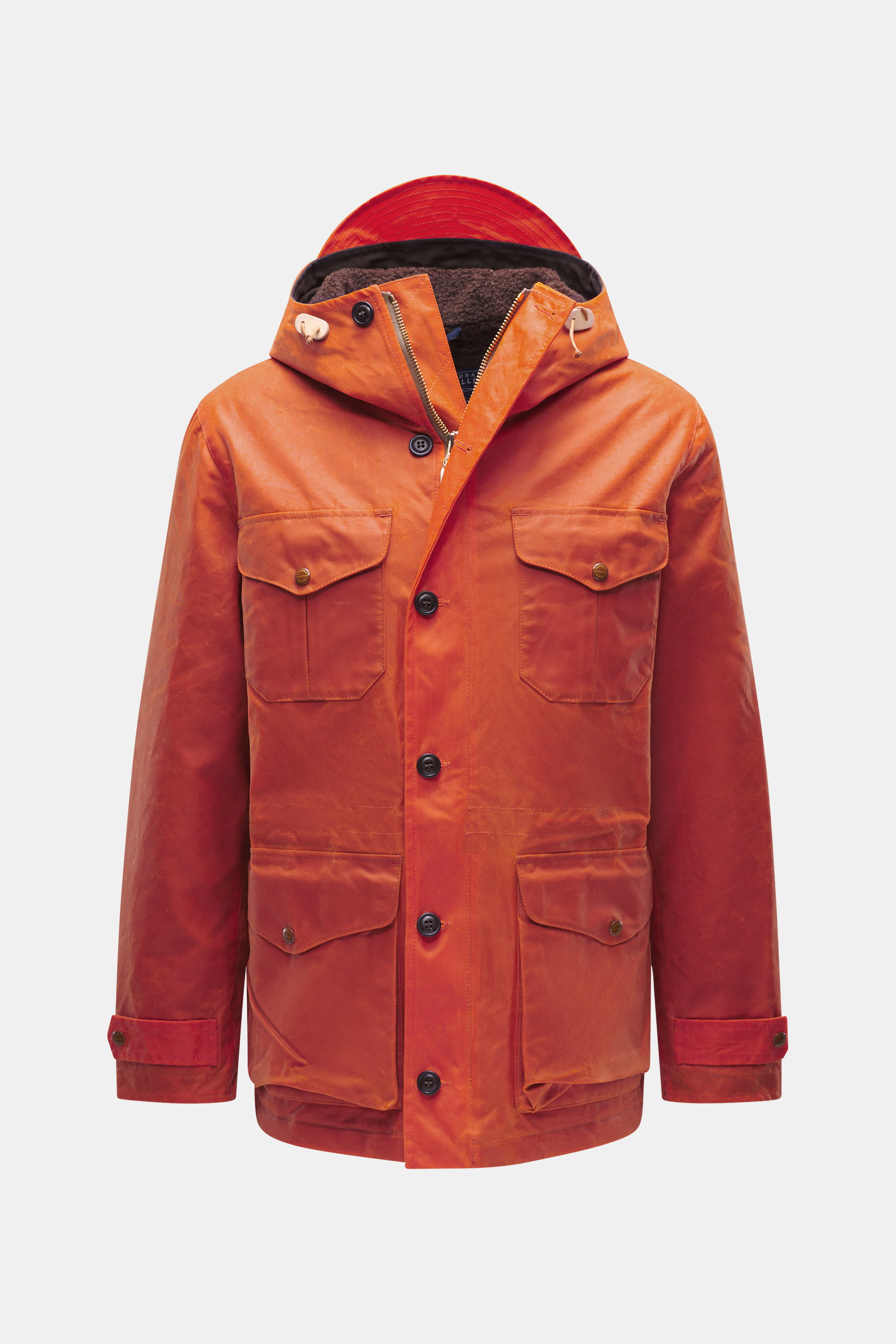 Manifattura Ceccarelli Wachsjacke 'Weekender' orange