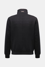 Gimo's Blouson dark navy Rückansicht, Stehkragen mit abnehmbarem Lammfell, Schurwollmix, Slim Fit, elastische Bündchen, Metallreißverschluss, Herbstjacke.
