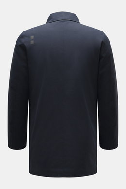 UBR Kurzmantel 'Regulator Coat' dunkelblau, Rückansicht, Slim Fit, wasserdicht, atmungsaktiv, Primaloft-Wattierung, Microfaser, reflektierende Details