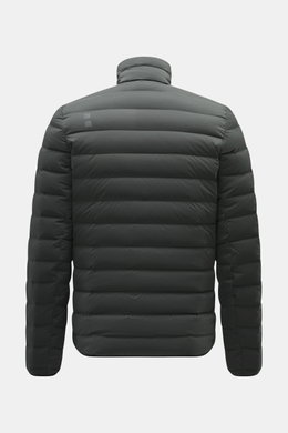 UBR Daunenjacke 'Sonic' dunkelgrün, Rückansicht, Slim Fit, wasserabweisend, elastische Microfaser, Daunenfüllung, Reflektor, verschweißte Nähte