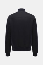 Eddy Monetti Cashmere down blouson 'Teos' beige shown from the back, highlighting rib-knit collar and cuffs, regular fit. Lightweight, pleasantly warming quality: The sporty blouson 'Teos' features a high-quality down filling and a soft cashmere outer sid