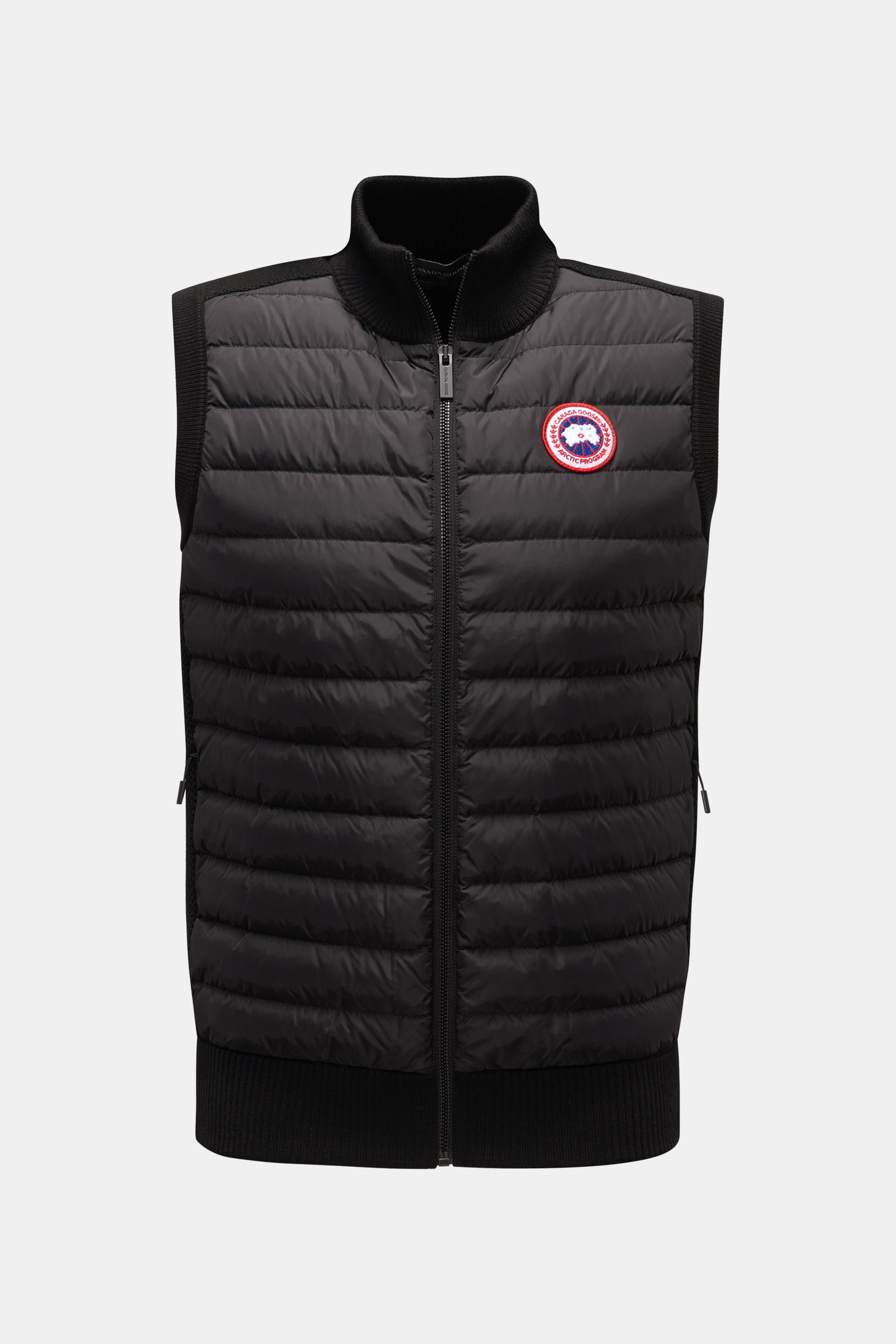 Canada Goose Daunenweste 'Hybridge Knit' schwarz