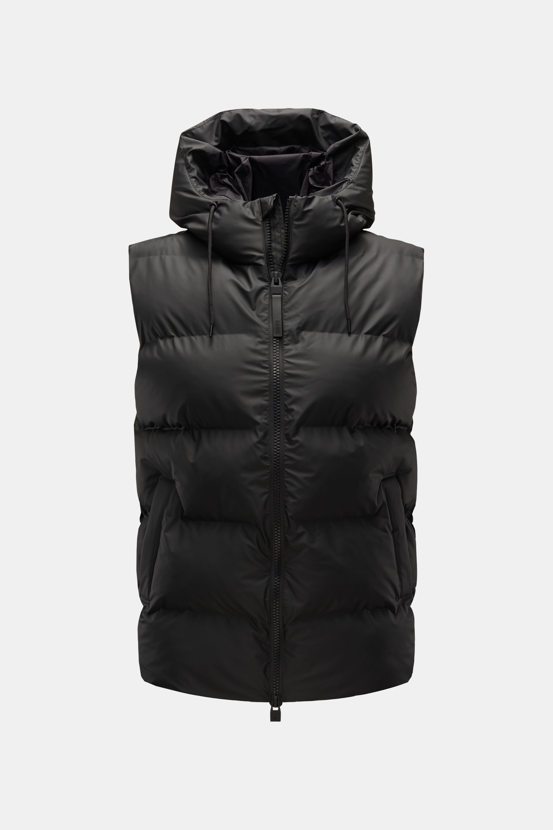 Rains Weste 'Puffer Vest' schwarz