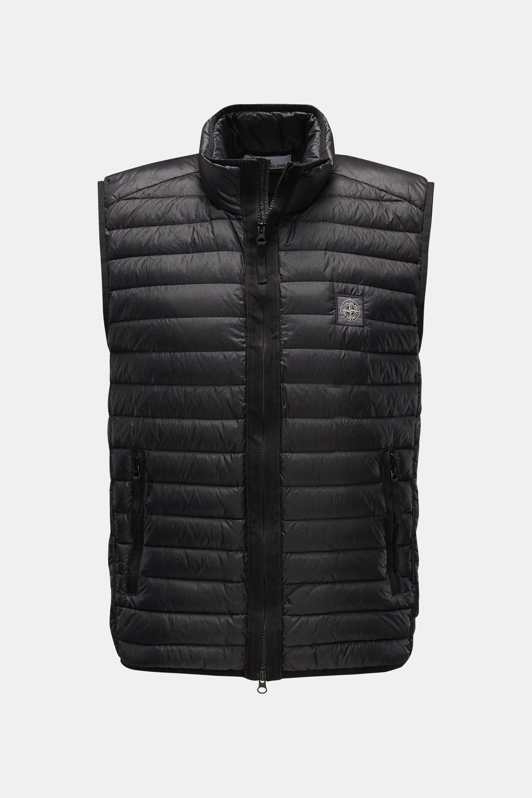 Stone Island Daunenweste 'Loom Woven Chambers R-Nylon Down-TC' schwarz