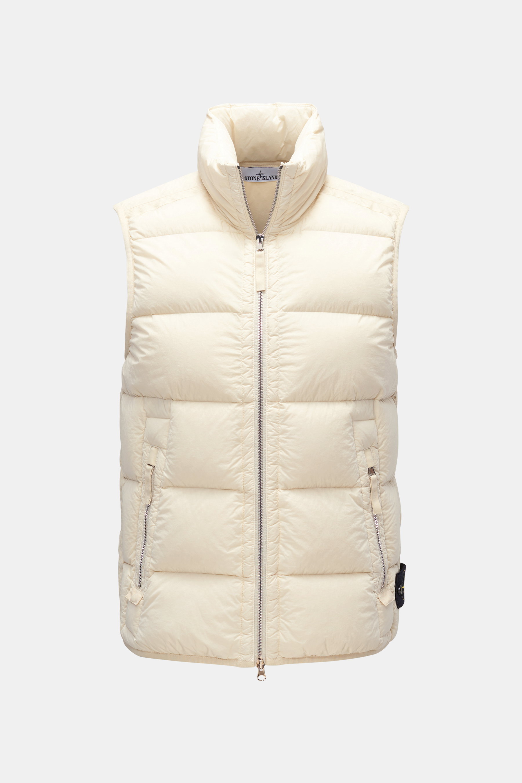 Stone Island Down gilet 'Seamless Tunnel Nylon Down-TC' cream