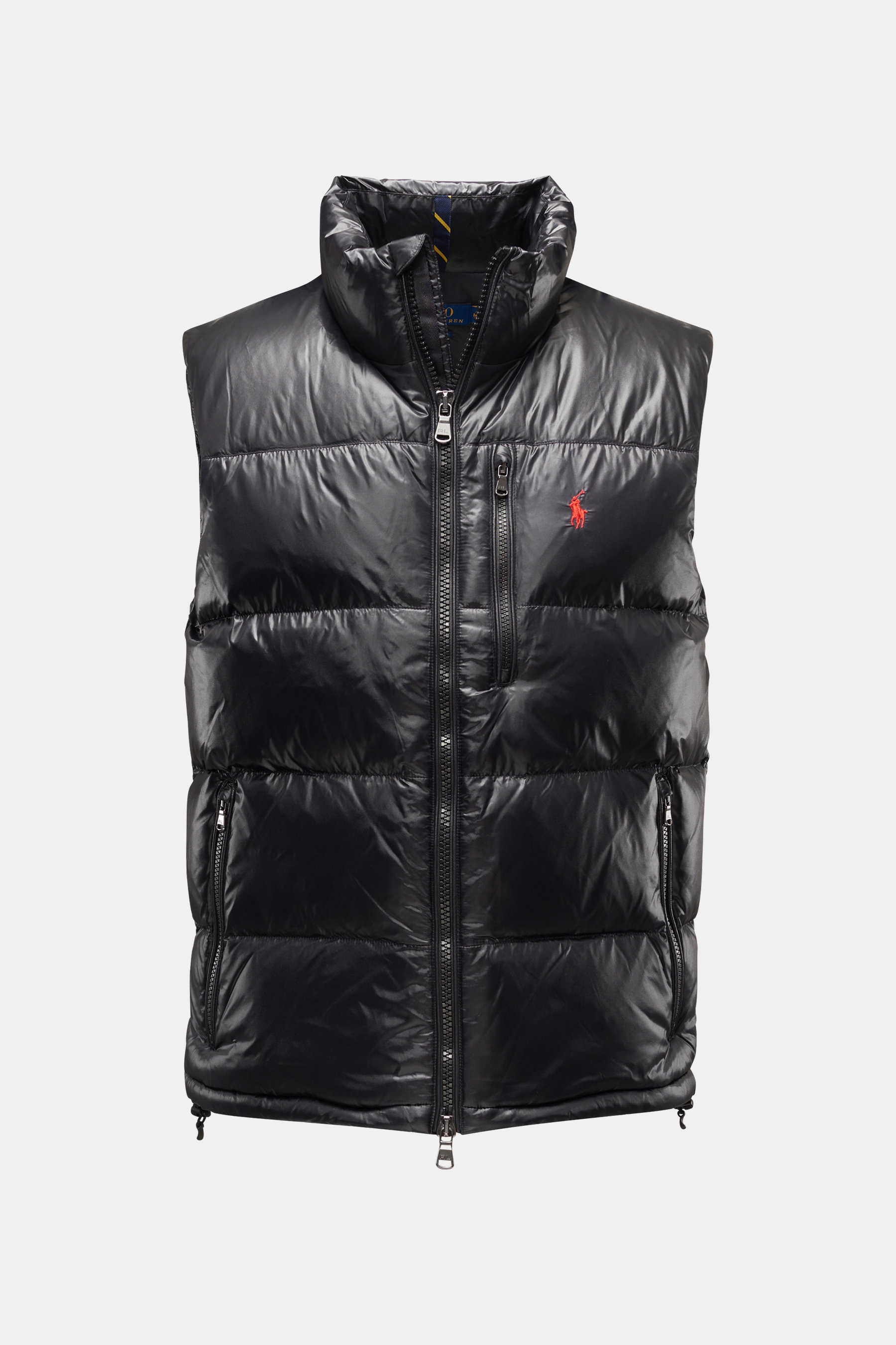 Polo Ralph Lauren Daunenweste 'Polo Black Gloss' schwarz