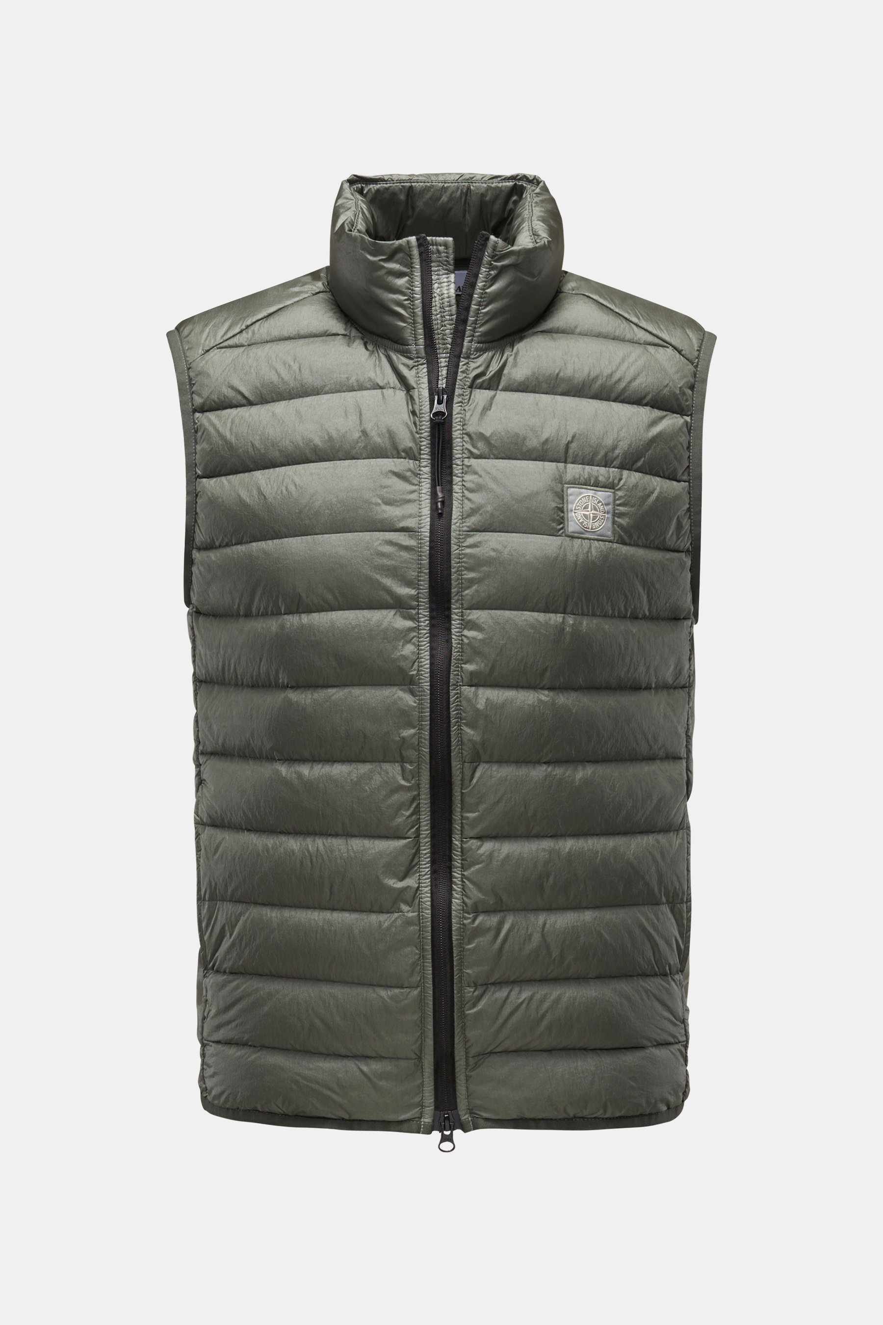 Stone Island Daunenweste 'Light Down' graugrün