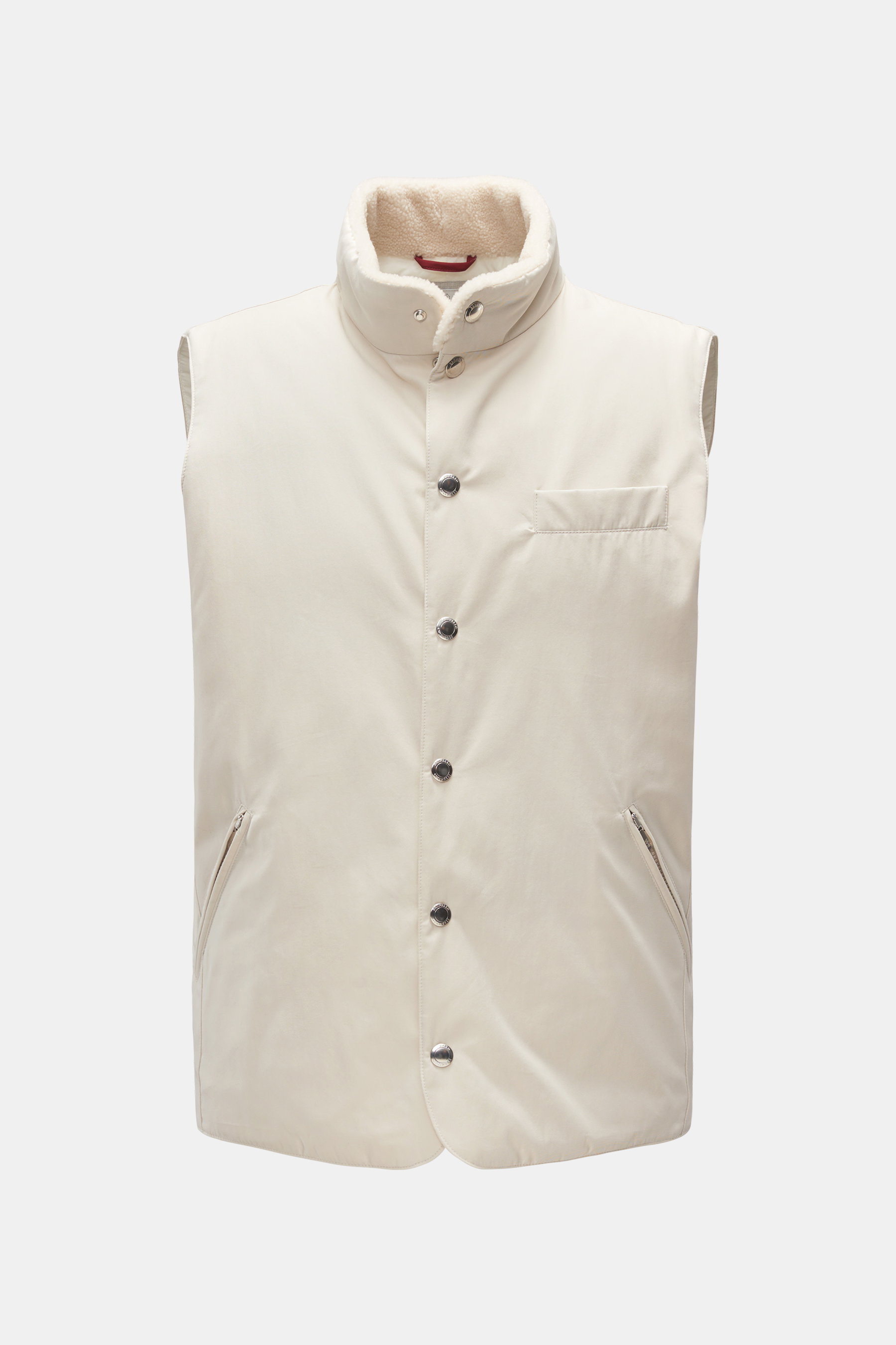 Brunello Cucinelli Daunenweste creme