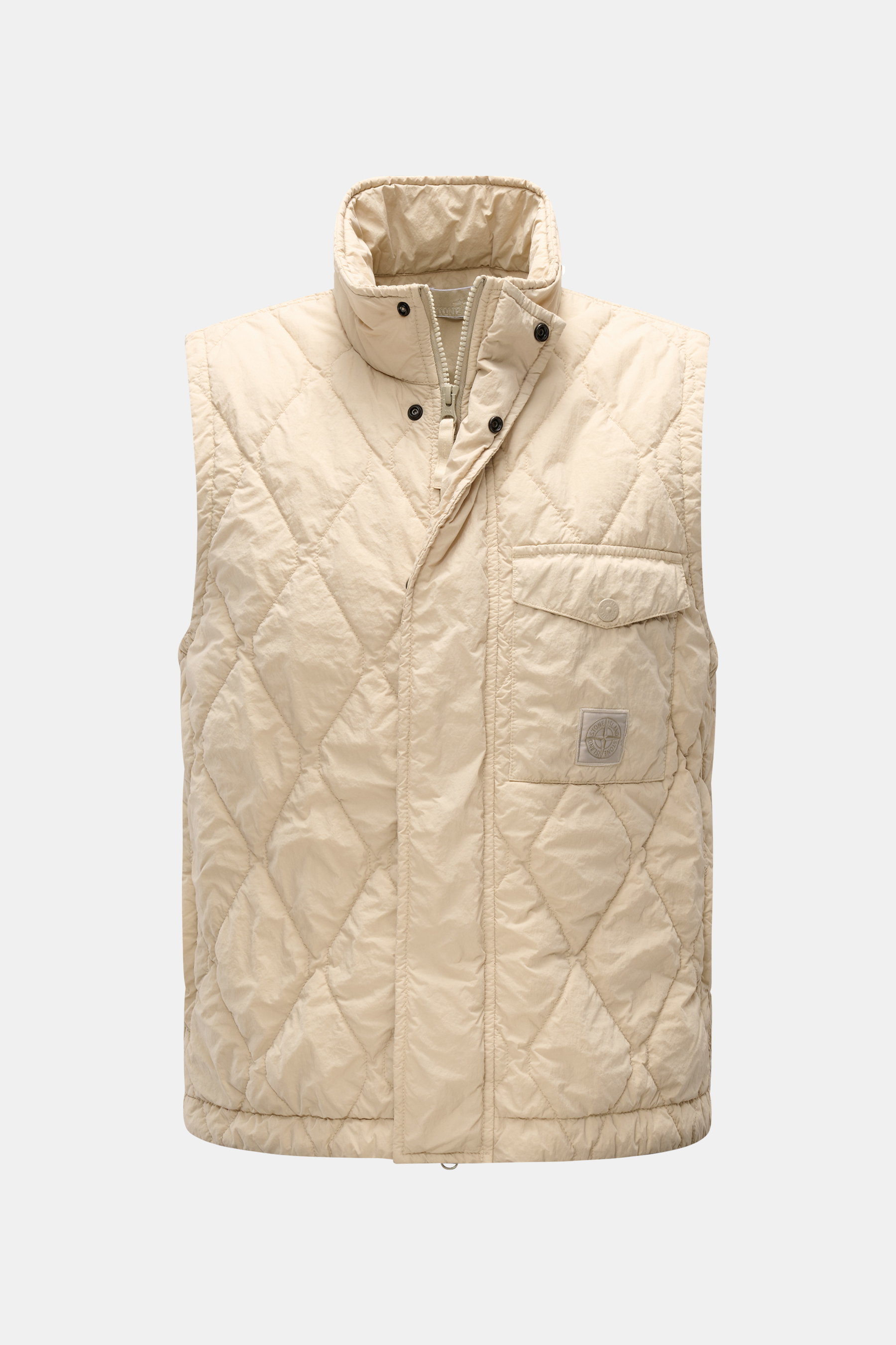 Stone Island Outdoorweste 'Nylon Smerigliato Ghost Piece' beige