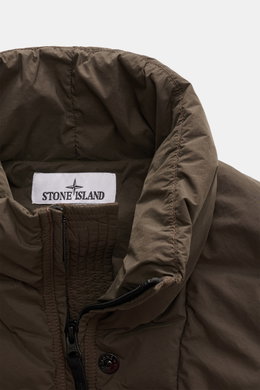 Stone Island Daunenweste 'Seamless Tunnel Nylon Down-TC' dark olive