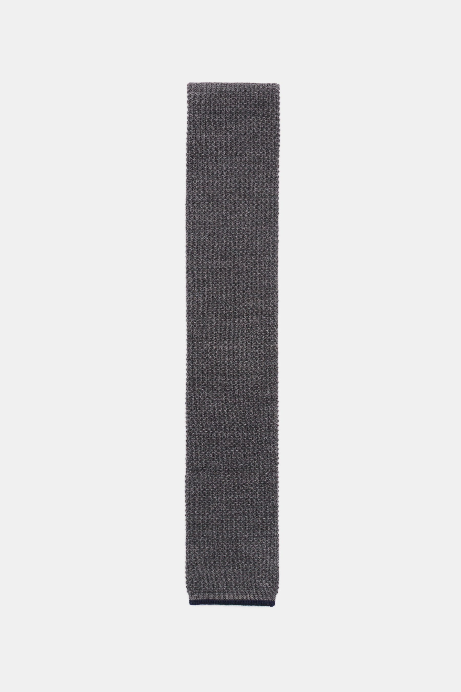 Brunello Cucinelli Strickkrawatte dunkelgrau