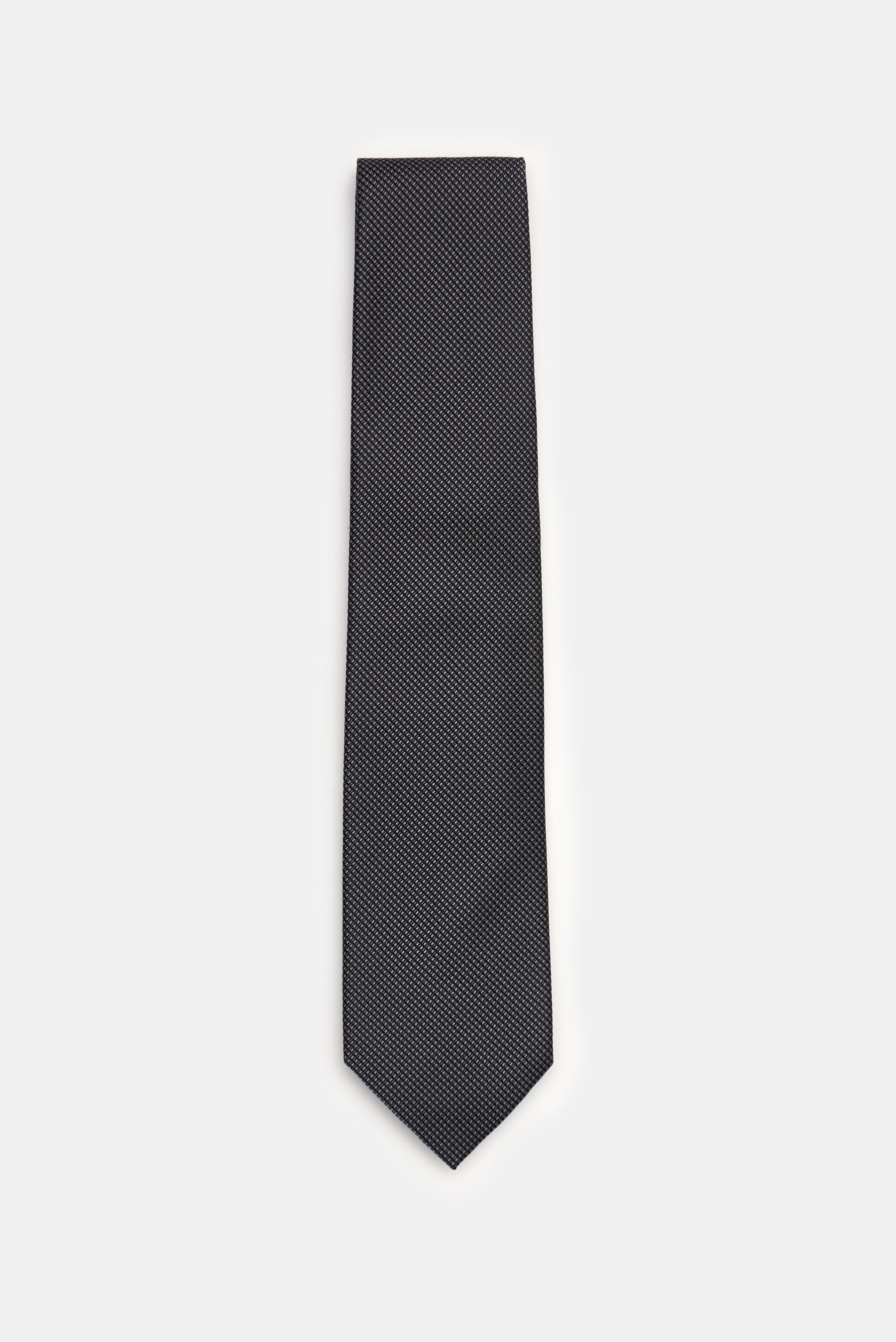 Tom Ford Seidenkrawatte dunkelgrau/schwarz