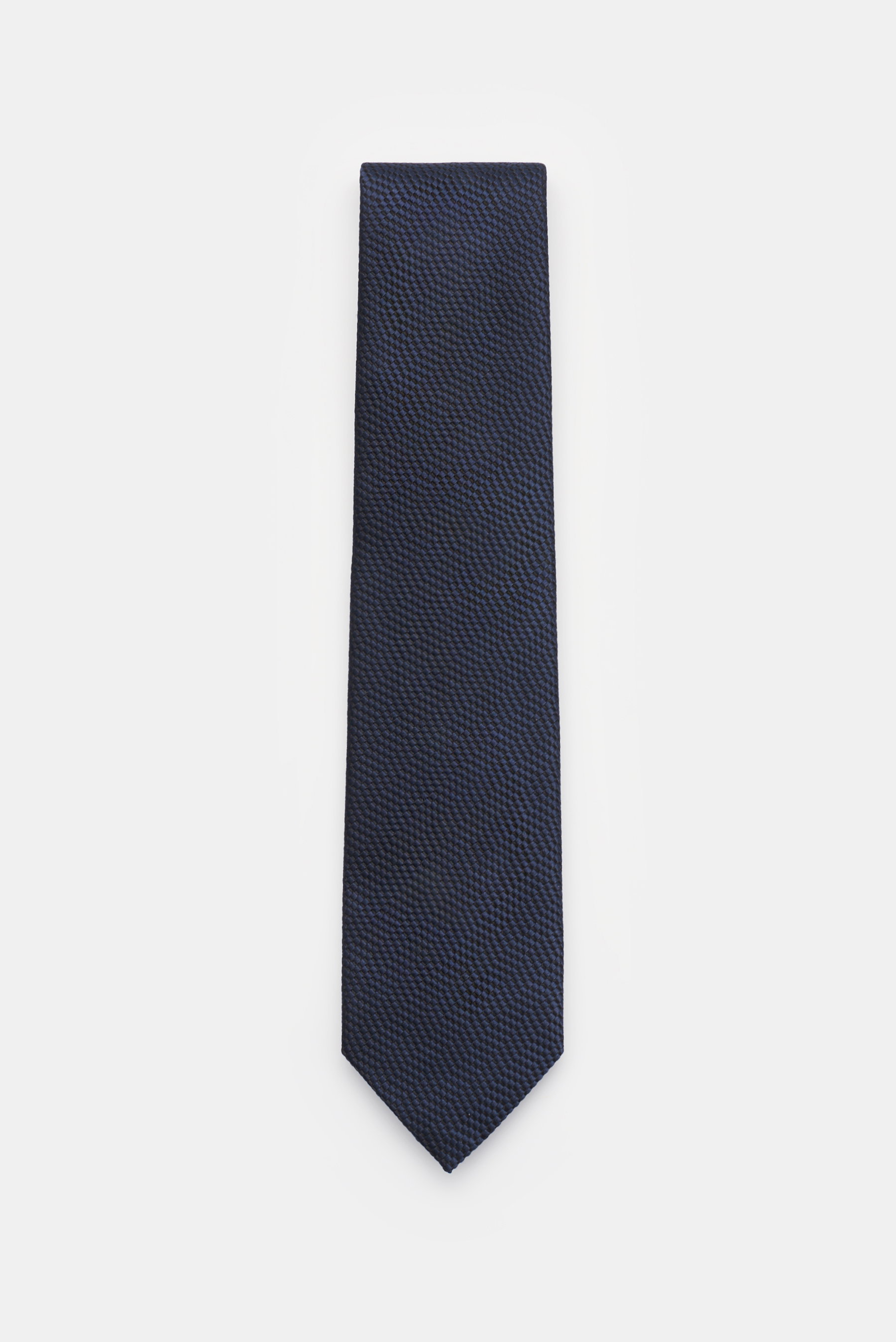 Tom Ford Seidenkrawatte schwarz/navy gemustert