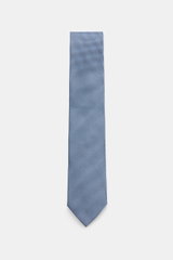 Zegna Silk tie blue/black checked