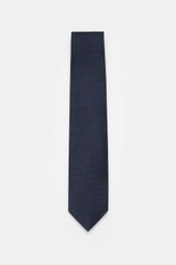 Tom Ford Seidenkrawatte navy/schwarz gemustert