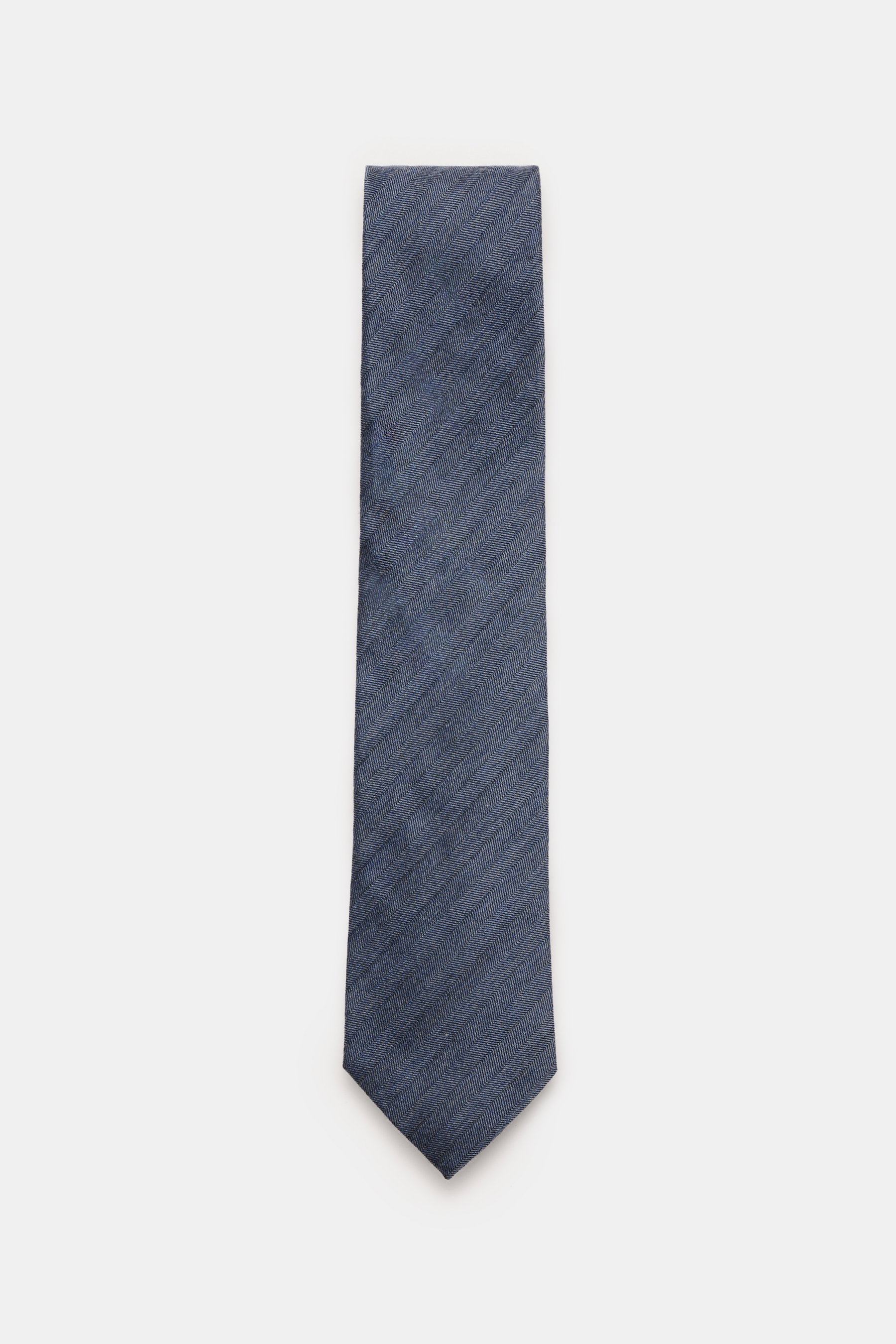 Zegna Krawatte rauchblau