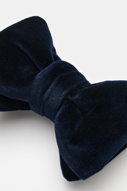 Tom Ford Samt-Schleife navy