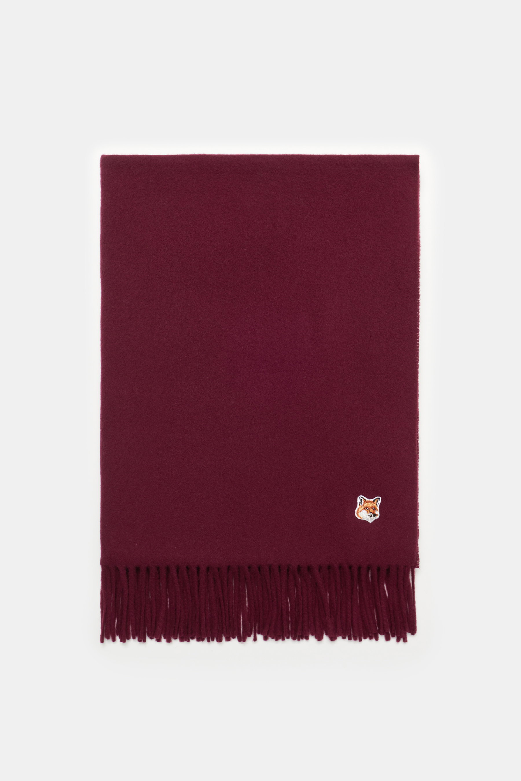 Maison Kitsuné Schal bordeaux