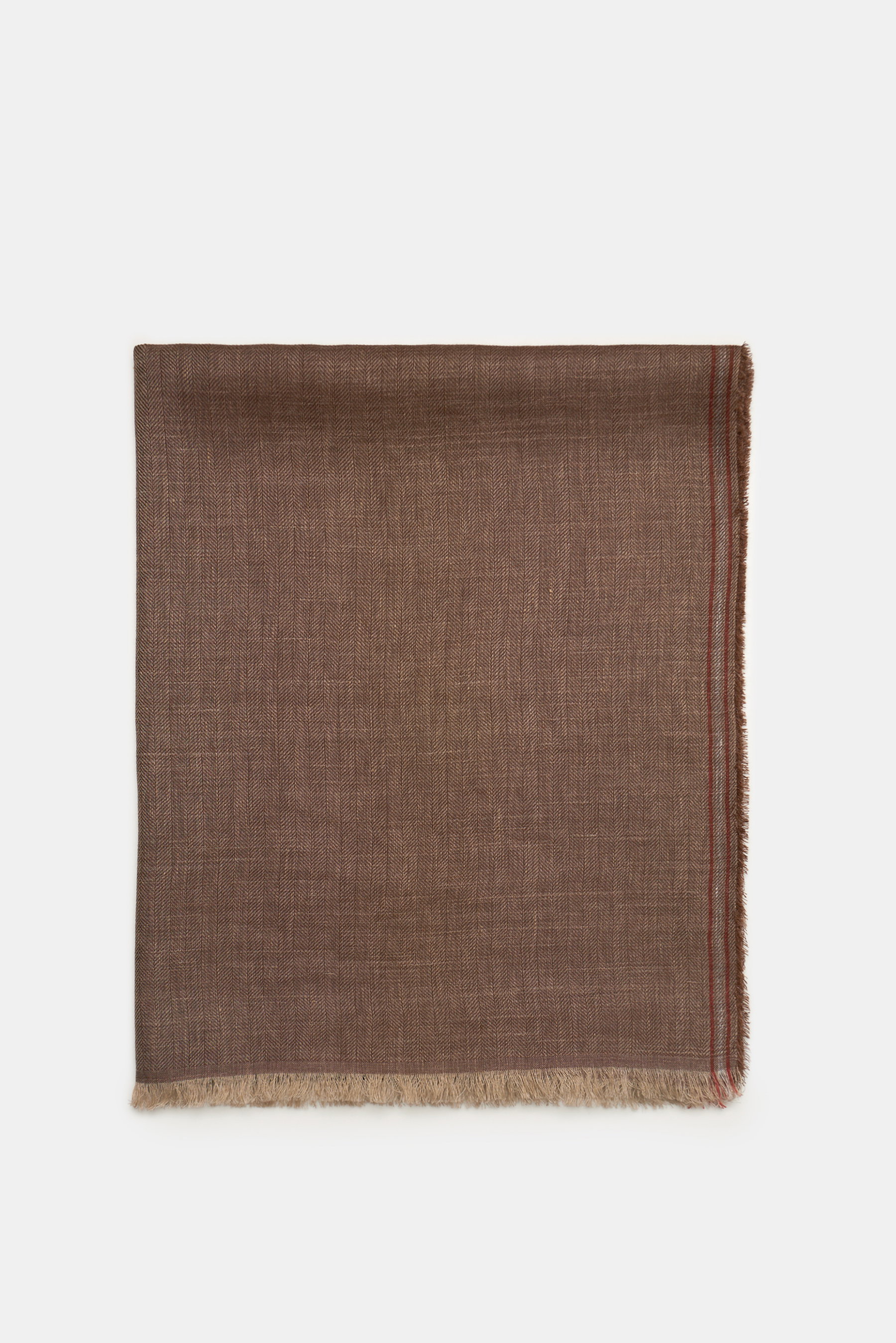 Brunello Cucinelli Schal graubraun